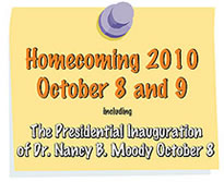 Register for the Inauguration and Homecoming online